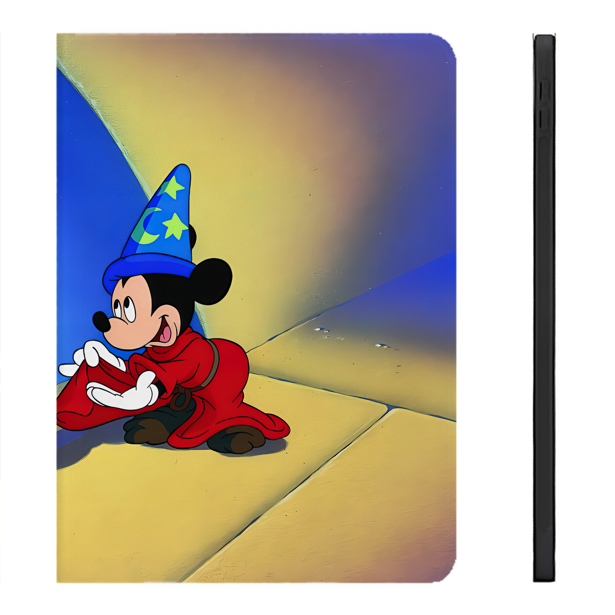 （画像用） ミッキーマウス Mickey Mouse IPadケース ペンホルダー付き ブックスタイルデザイン